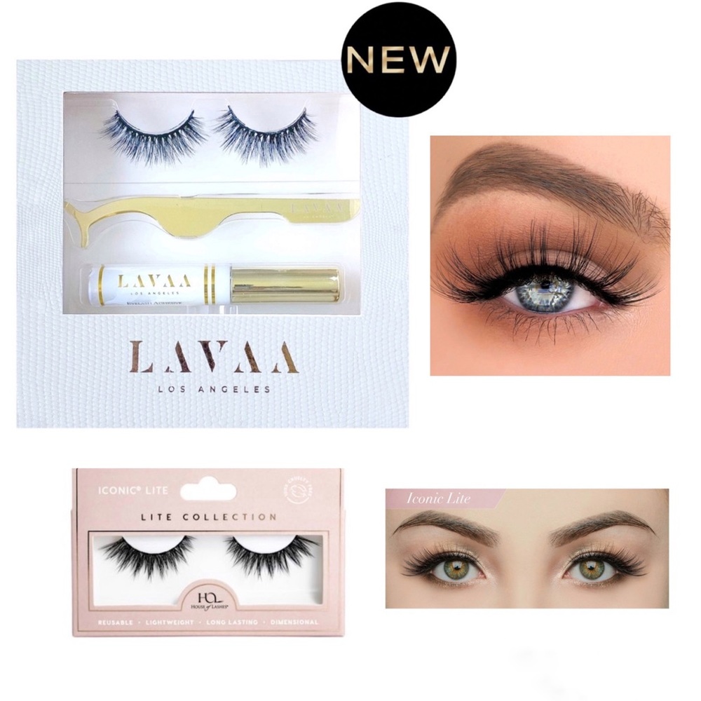 New FAUX LASHES Bundle - 7 Sets Including LAVAA - All New! Glam